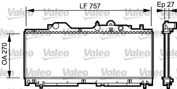 731977 Radiateur de refroidissement moteur — AHE 01.00936