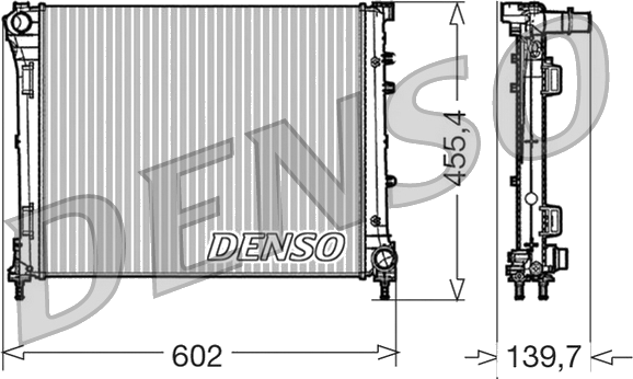DRM09162 Radiateur de refroidissement moteur — AHE 109393/A