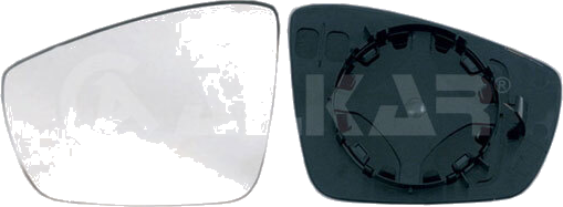 Verre de rétroviseur, rétroviseur extérieur — VW — ALKAR 6402123
