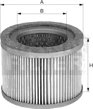 C 79/2 Air filter — CORAM C792