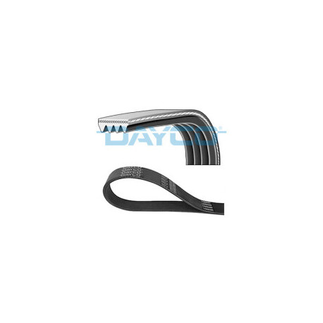 Courroie trapézoïdale à nervures — CITROËN/PEUGEOT / DACIA / MITSUBISHI / NISSAN — DAYCO 4PK1538