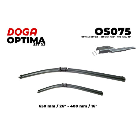 Essuie-glace — CITROËN / PEUGEOT — DOGA OS075