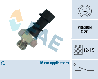 12440 Manocontact de pression d'huile — FAE 12440