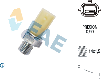 Indicateur de pression d'huile — RENAULT — FAE 12700
