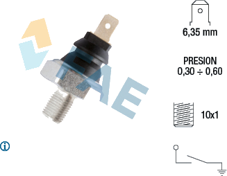 Indicateur de pression d'huile — VW — FAE 12970