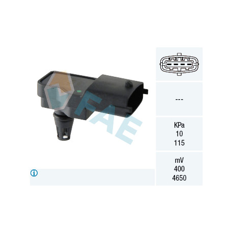 Capteur, pression du tuyau d'admission — ALFA ROMEO / FIAT / FORD / LANCIA — FAE 15041