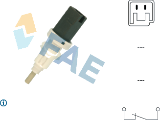 Commande, embrayage (régulateur de vitesse) — FIAT — FAE 24665