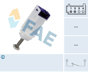 24792 Contacteur, clutch control (cruise control) — FAE 24792