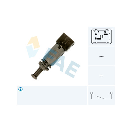 Interrupteur de feu stop — DACIA / NISSAN / OPEL / RENAULT — FAE 24890