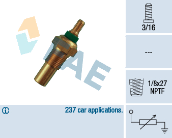 Capteur de température du liquide de refroidissement — FORD — FAE 32010