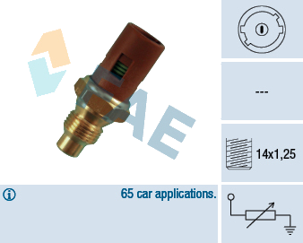 Capteur de température du liquide de refroidissement — RENAULT — FAE 32240