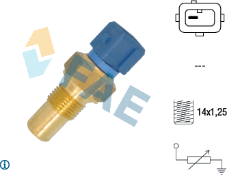 TERMO-RESISTENCIA XANTIA 2.9I /P406 3.0 — CITROËN / PEUGEOT — FAE 32295