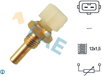 Sonde de température, liquide de refroidissement — ALFA ROMEO / BMW / FIAT / FORD — FAE 33020