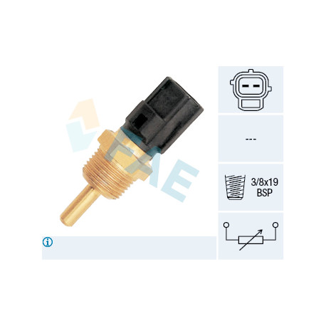 Sonde de température, liquide de refroidissement — CITROËN / HYUNDAI / MITSUBISHI / PEUGEOT — FAE 33310