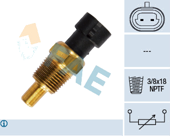Capteur, température d'huile — FIAT / HONDA / LANCIA / OPEL — FAE 33340