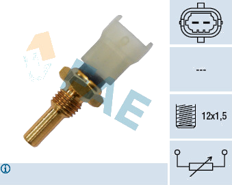 Capteur de température d'huile — CHEVROLET / OPEL / VAUXHALL — FAE 33480