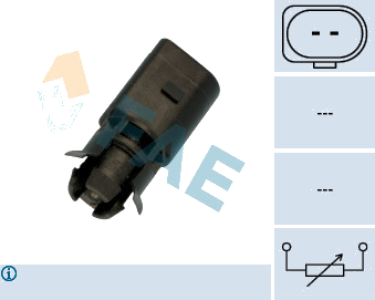 Capteur de température extérieure — FAE 33515