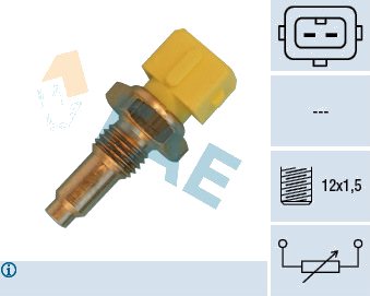 Sonde de température, liquide de refroidissement — FIAT / LANCIA — FAE 33760
