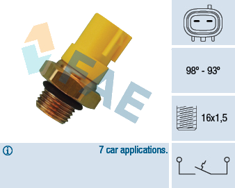 Interrupteur de température, ventilateur de radiateur — SUZUKI — FAE 36520