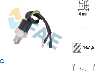 Contacteur, feu de recul — OPEL — FAE 41260