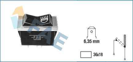 Interrupteur — RENAULT — FAE 62090
