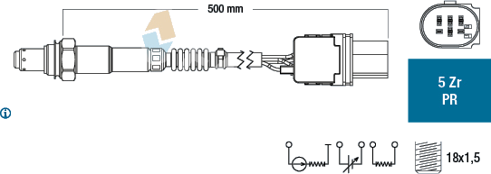 75078 Sonde lambda — FAE 75078
