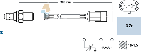 Sonde lambda — RENAULT — FAE 77121