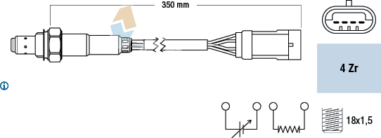 77152 Sonde lambda — FAE 77152