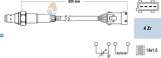 Sonde lambda — PEUGEOT — FAE 77164