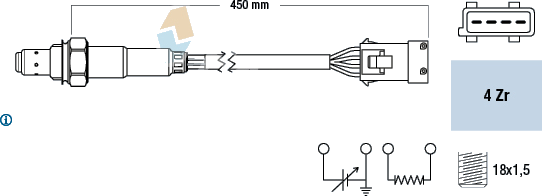 Sonde lambda — PEUGEOT — FAE 77165