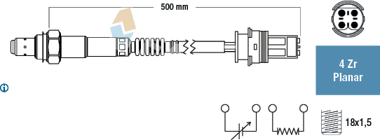 Sonde lambda — MERCEDES-BENZ — FAE 77250