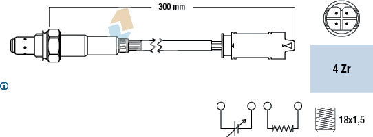 77336 Sonde lambda — FAE 77336