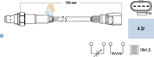 77399 Sonde lambda — FAE 77399
