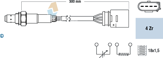 Sonde lambda — FAE 77435