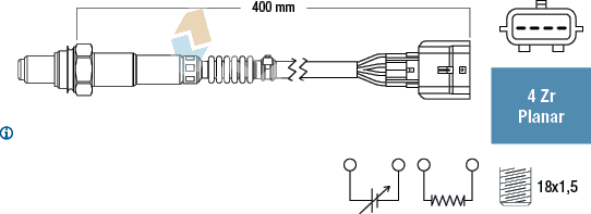 77506 Sonde lambda — FAE 77506