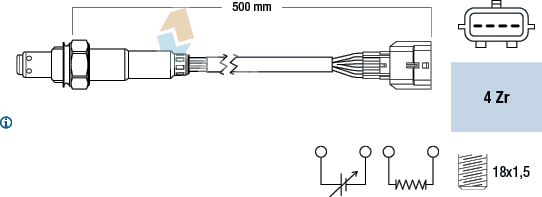 77582 Sonde lambda — FAE 77582