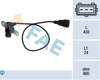 Capteur d'angle, vilebrequin — RENAULT — FAE 79032