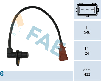 Générateur d'impulsions, volant d'inertie — CITROËN / FIAT / PEUGEOT / RENAULT — FAE 79033