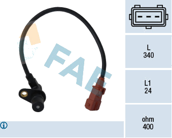Capteur d'angle, vilebrequin — CITROËN / PEUGEOT — FAE 79034