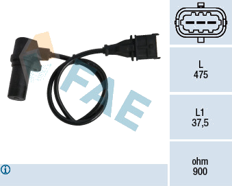 Générateur d'impulsions, vilebrequin — ALFA ROMEO / CHEVROLET / FIAT / LANCIA — FAE 79060