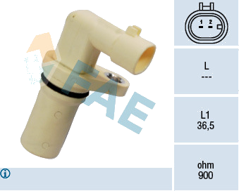 Générateur d'impulsions, vilebrequin — ALFA ROMEO / FIAT / LANCIA / OPEL — FAE 79194