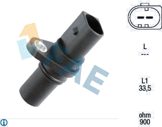 Capteur d'angle, vilebrequin — AUDI / SEAT / SKODA / VW — FAE 79231