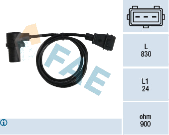 Capteur d'angle, vilebrequin — CHEVROLET / OPEL / VAUXHALL — FAE 79339