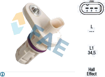 Capteur d'angle, vilebrequin — OPEL — FAE 79395