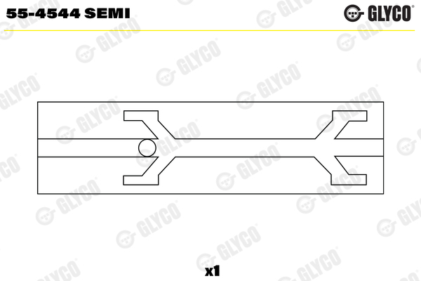 55-4544 SEMI Small End Bushes, connecting rod — FEDERAL MOGUL 55-4544SEMI