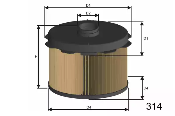 FM646 Filtre à carburant — 00000036 FM646