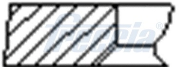 FR10-380900 Jeu de segments de piston — FRECCIA FR10-380900