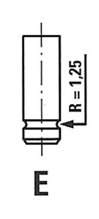 R3442/N Soupape d'admission — FRECCIA R3442/N