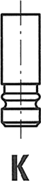 R3966/R Soupape d'échappement — FRECCIA R3966/R