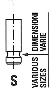 R6806/RNT Soupape d'échappement — FRECCIA R6806/RNT